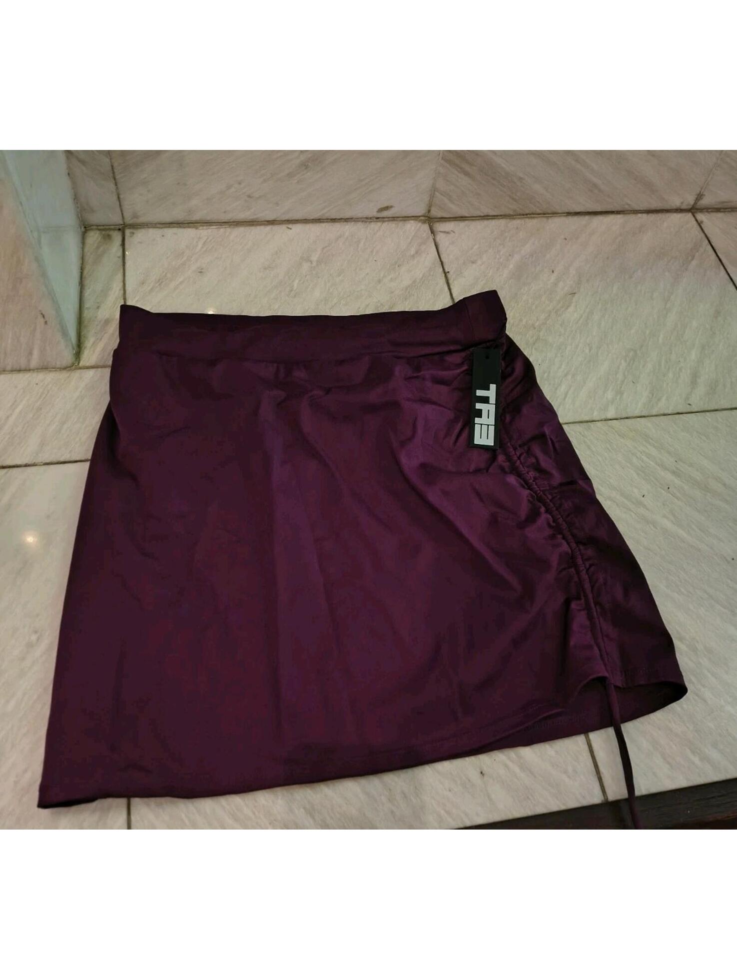Nwt Ta3 Aubergine Skirty Size Small Slimming Sexy Party Rave Concert Swim